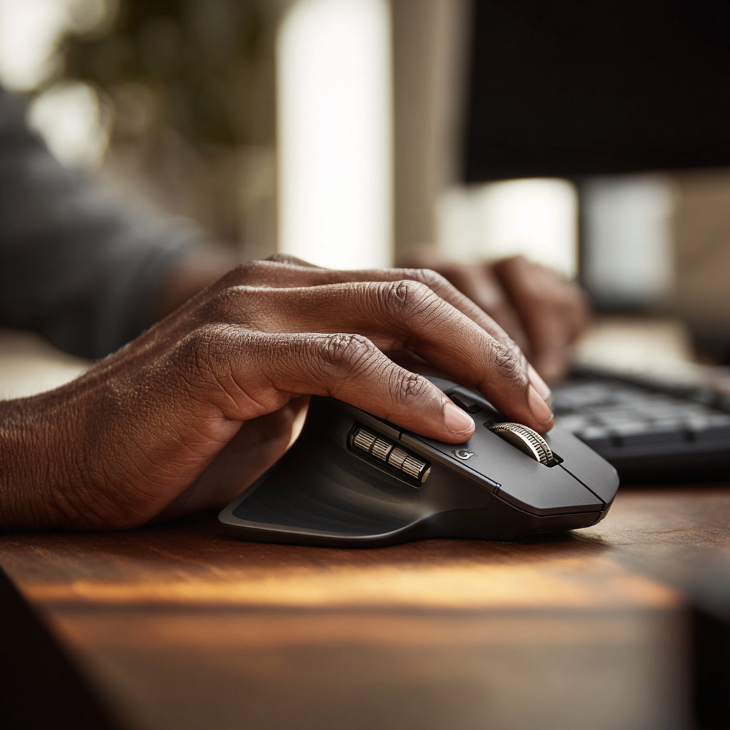 MX Master 4 Ergonomic Design