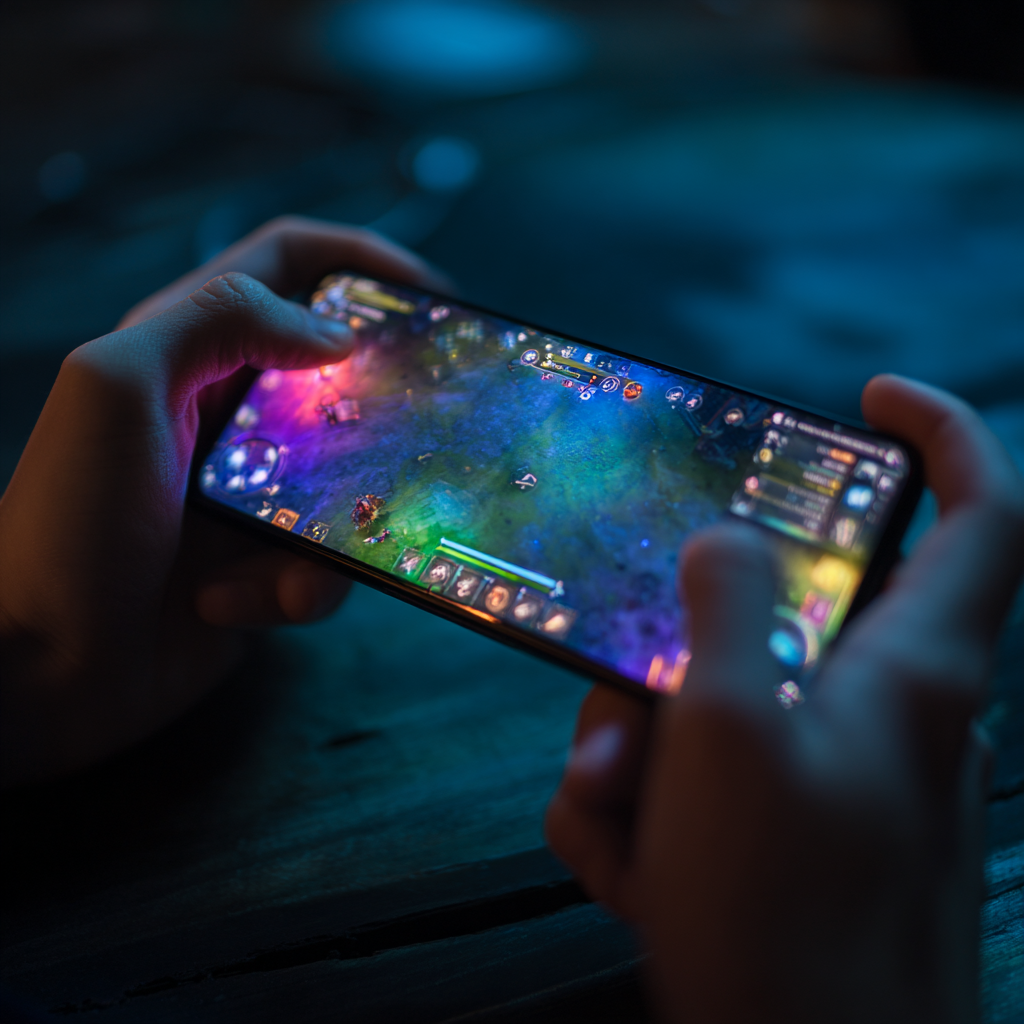 Gaming Smartphone with RGB Effects