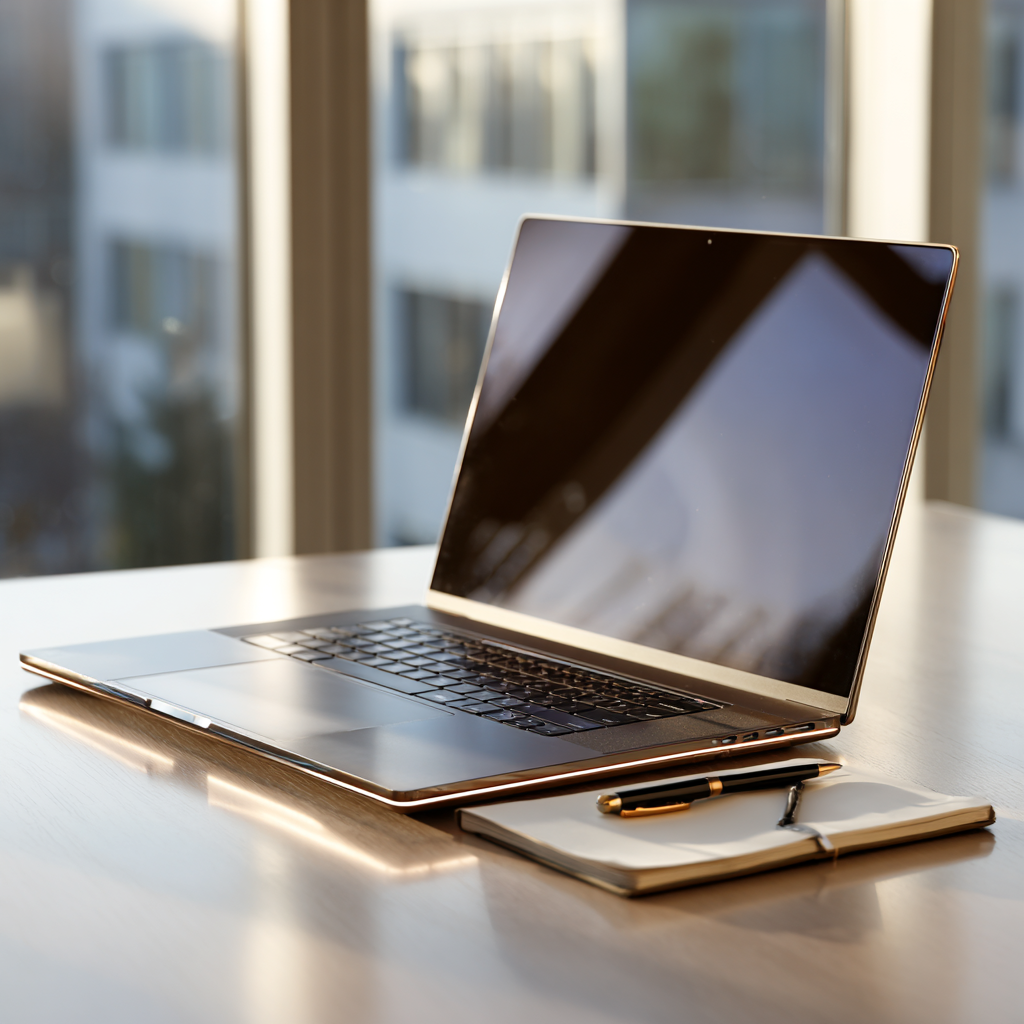 MacBook Pro M3 on modern office desk